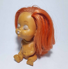 Rubber Girl KISS ME Doll Vintage Basa Peru Red Hair