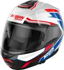 Nolan N100-6 Surveyor Metal White Blue Red 024