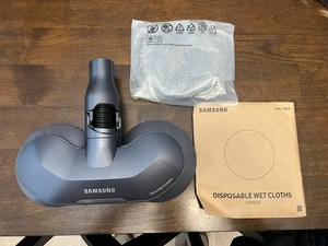 Samsung Jet Spinning Sweeper Brush Mop + Wet Cloths Pads & Dry Pads