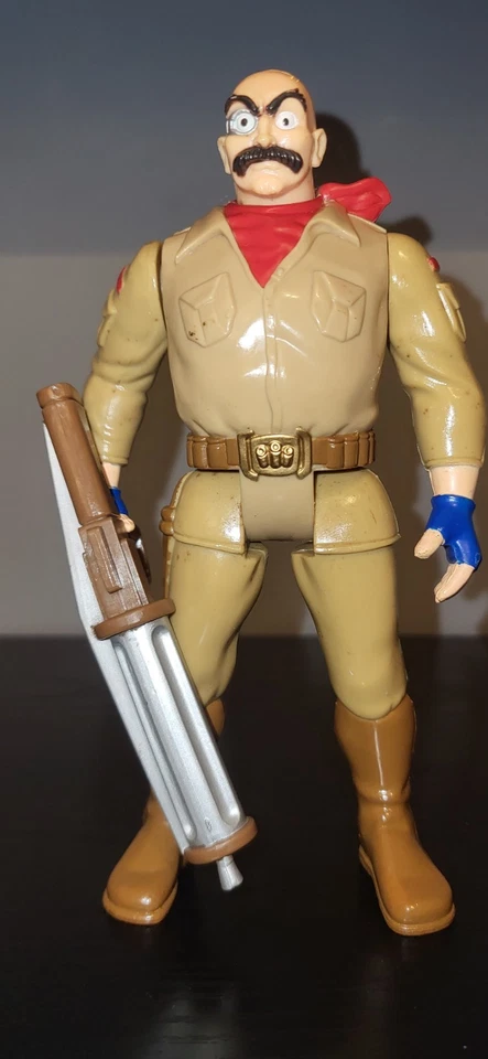 Vintage Thundercats Safari Joe Action Figure Complete w Gun. LJN 1987 - Image 2 of 4