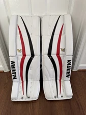 VAUGHN VELOCITY 1100i V6 ICE HOCKEY GOALIE LEG PADS 30+2”
