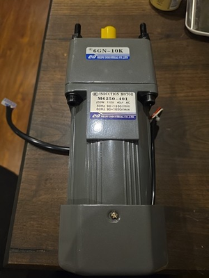 #ad #ad 6GN 10K Induction Motor M6250 401 135RPM Electric Variable Speed Adjustable $60.00