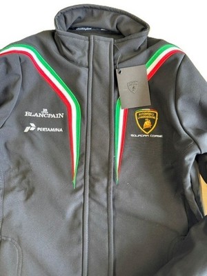 Lamborghini Frauen Sqaudra Corse Softshell Jacke - schwarz
