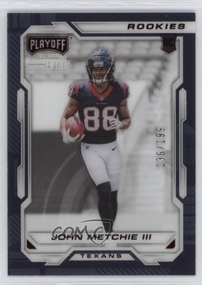 2022 Chronicles Playoff Momentum Rookies Red 36/199 John Metchie III RC 0nr3