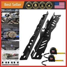 Heavy Duty Car Wheel Alignment Kit, Thick Plates, Fast Toe Adjust Tool, DIY