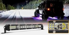 10 Slim Led Light Bar Spot Flood Combo Offroad Suv Driving Atv