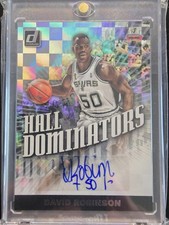 2019-20 Panini Donruss - Hall Dominator Signatures David Robinson /99 Auto