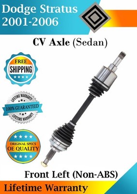 OE Front Left CV Axle For 2001-2006 Dodge Stratus 2.7L 3.0L Lifetime Warranty