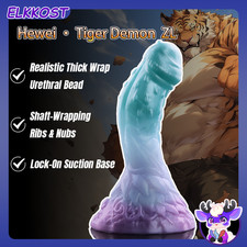 Dildo8.2 Inch Fantasy Dong Plug Realistic Texture Suction Cup Silicone Women Toy
