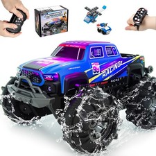 Amphibious Remote Control Car 360 Spin 4WD - 2 Batteries 100 Min Playtime