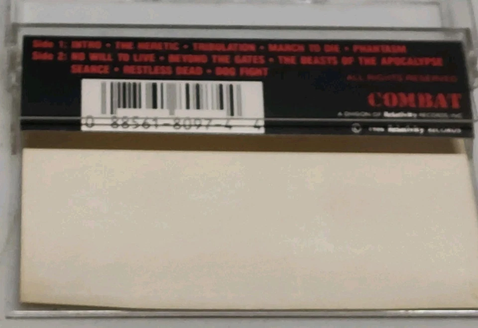 1986 Possessed Beyond The Gates Death Metal Combat 88561-8097-4 Rare RelativityR - Image 4 of 4