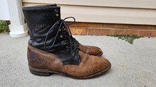 Justin 2-Tone Boots 639 Mens Size 9 Made in USA
