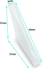 Triple Corner Protectors for Mirror/Glass/Metal Sheets Pack of 50PCS 4 X 37 mm 