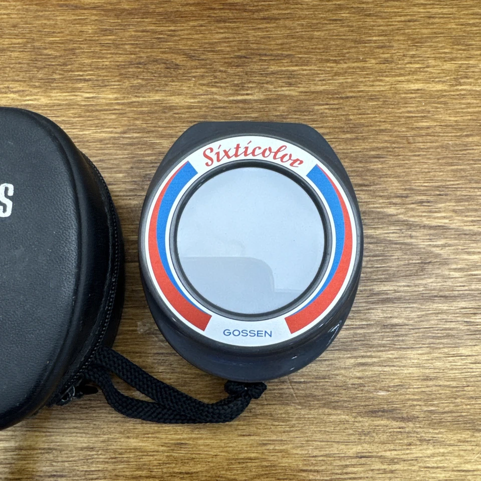 Medidor de luz color temperatura fotográfica Gossen Sixtolor con estuche Alemania Foto 2 de 4