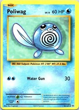Poliwag 23/108 Common Evolutions Pokemon TCG Card