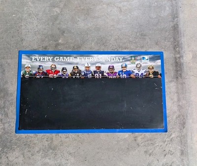 directv NFL Sunday Ticket chalkboard sign 2010 Football Advertisement Sign