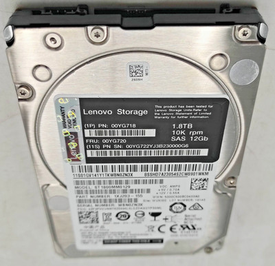 1,8TB Lenovo Seagate ST1800MM0129 00YG720 15mm 2,5'' SAS HDD Festplatte