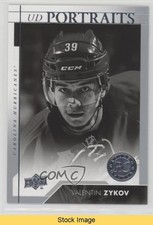 2017-18 Upper Deck Portraits Rookies Valentin Zykov #P-99 READ 0qr0