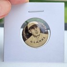 Antique Baseball player Pittsburg Pirate CLARK Pinback, Sweet Caporal Cigarettes — photo 4