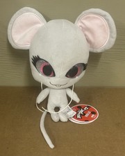 Miraculous Ladybug Kwami Mon Ami Sparkle Eyes Plush Toy Mullo The Mouse BIN NWT