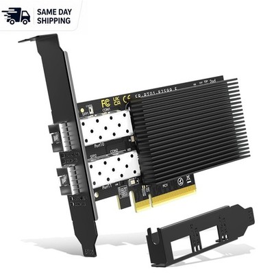 High-Speed 10Gbps Ethernet Adapter - Intel X520 Dual LAN PCI-e Network Card