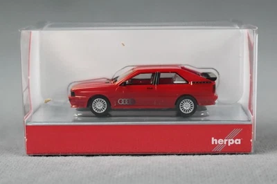 HERPA 023337 H0 1:87 Audi Ur-Quattro, Tornadorot NEUHEIT 2026! - Bild 1 von 4