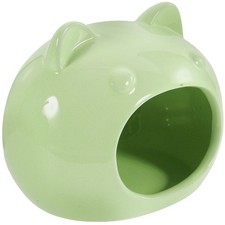  Cage Accessories Ceramic Hamster Hideou Guinea Pig Corner Hideout