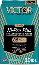 VICTOR Hi Pro Plus High Protein Active Dog Food 30lb Gluten Free Kibble 2.37 per pound