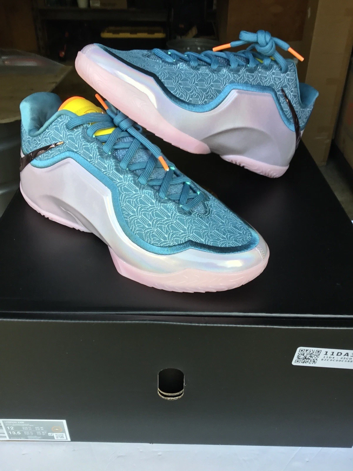 Nike Lebron XXIII 23 Miami Twice Translucent Outsole Mens Shoes Size 12 BNIB