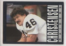 1985 Topps Todd Christensen #287 0f8