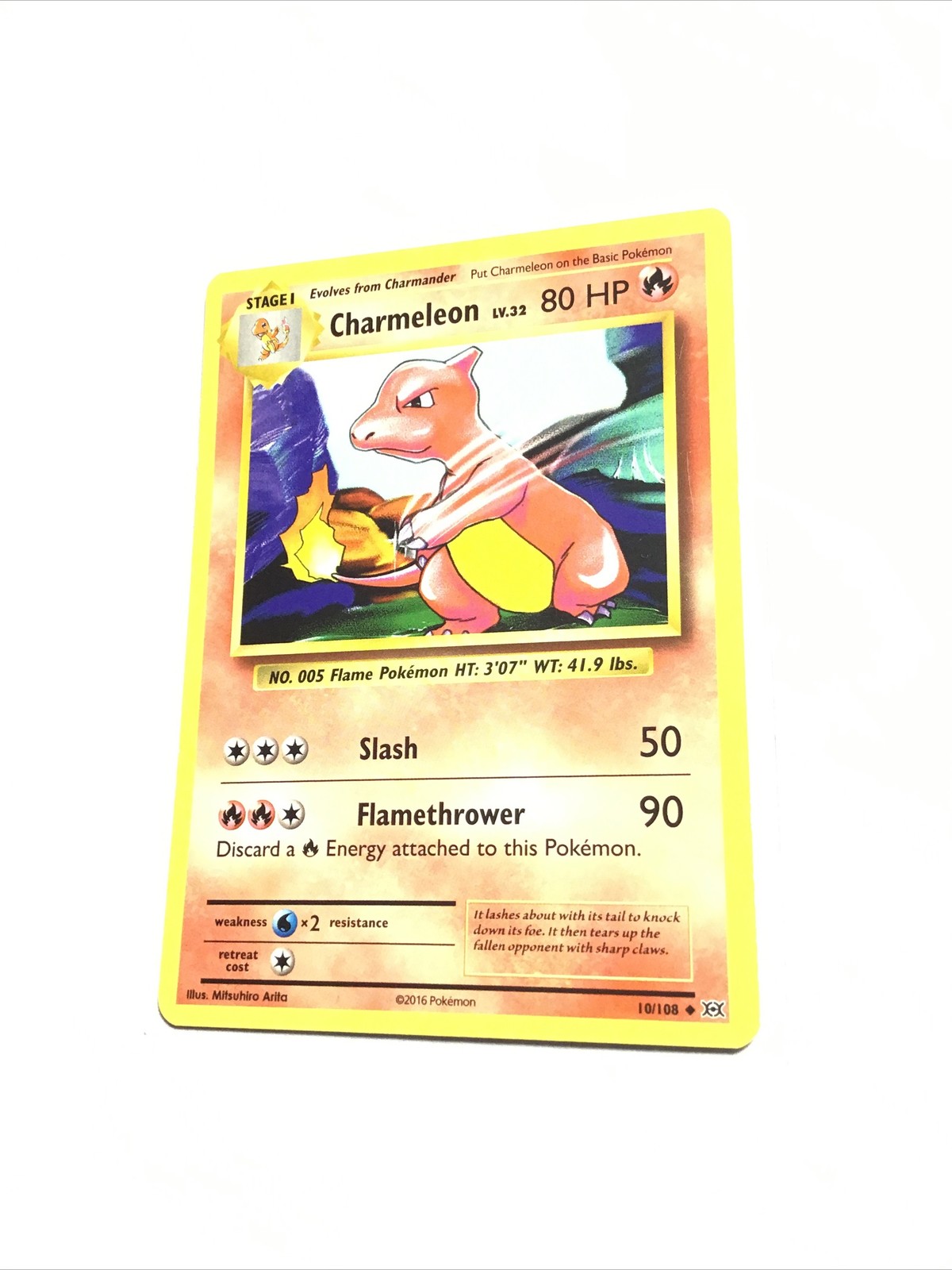 CHARMELEON - 10/108 - XY Evolutions - Pokemon Card - PL