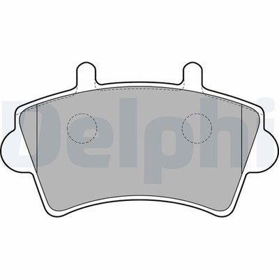 LP1746 DELPHI Bremsbelagsatz, Scheibenbremse für ,NISSAN,OPEL,RENAULT,VAUXHALL