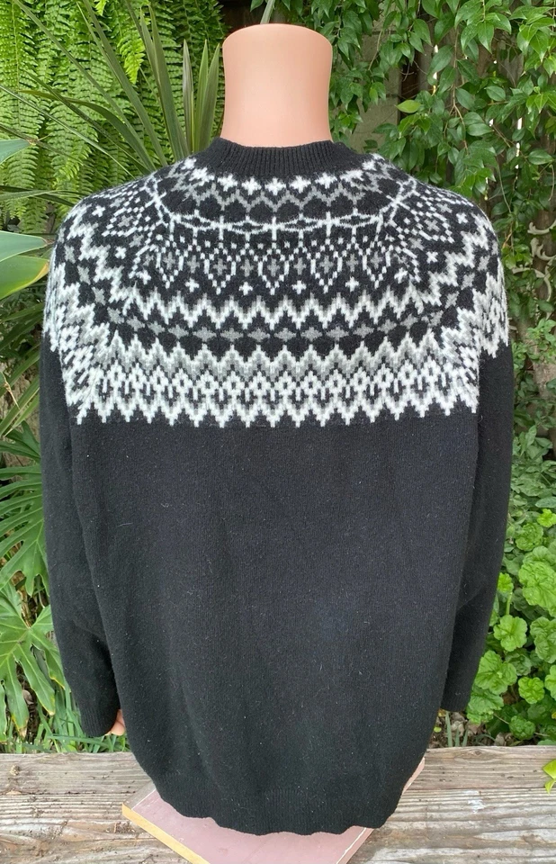 GAP Relaxed Forever Cozy Nordic Fair Isle Pullover Sweater Lagenlook Men’s XXL - Image 3 of 4