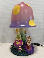 Disney Store Tinker Bell Disney Fairies Mushroom Lamp Mushroom Shade Style 2007