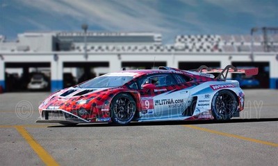 Lamborghini Huracan GT3 EVO2  IMSA GTD PRO  Race Car Photo CA2876
