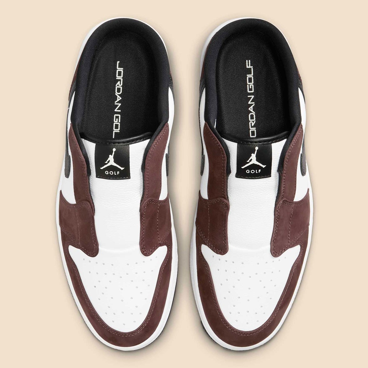 Nike Air Jordan 1 Mule Golf Mocha Baroque Brown White FJ1214-200