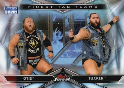 2020 Topps Finest WWE - Finest Tag Teams Tucker / Otis #TT-11