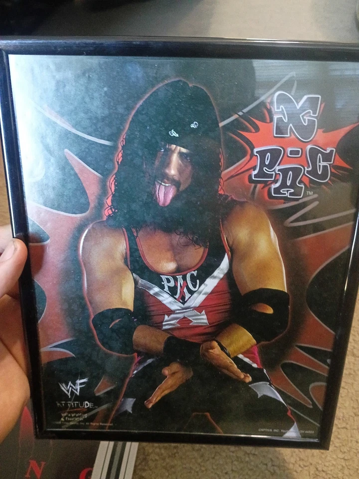 1998 WWF Wrestler Titan Sports Framed Prints 8"x10" Used See Pics/Description B - Image 4 of 4