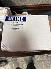 Etykiety termiczne wysyłki Uline Direct S-8376 4 x 6 wentylatorów FF składane 4000 w pudełku 