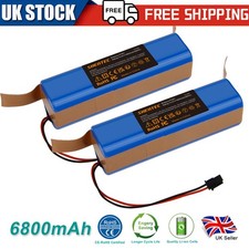 2xBattery For Eufy RoboVac PA61,X8 T226X,X8 Pro SES,X8 Hybrid 6.8AhLi-ion