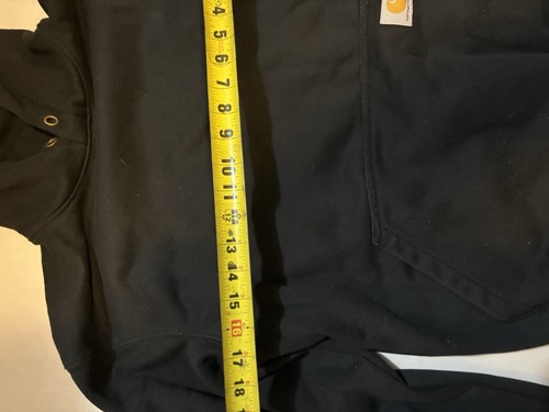 Carhartt Rain Defender Hoodie Herren Small schwarz wasserabweisend Workwear USA - Bild 4 von 8