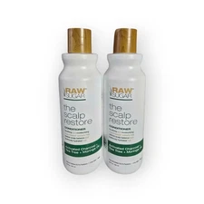 2 Pack Raw Sugar Scalp Restore Conditioner, Jojoba + Aloe + Niacinamide, 18 fl 