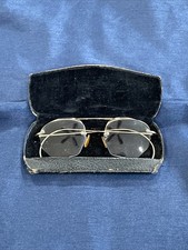 Antique Ful-Vue 1/10 12K GF Gold Filled Prescription Glasses Eyeglasses w/ Case