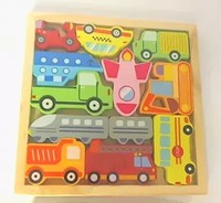 5908287006850 Puzzle Drewniane Pojazdy M&Z