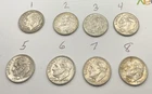 Lot Of 8 Franklin Dimes 1964 Qty 8 Exactly As Shown