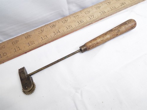 Brass Wheel Marking Tool Leather Craft Tool Carpentry Swiss Cross MS 11837