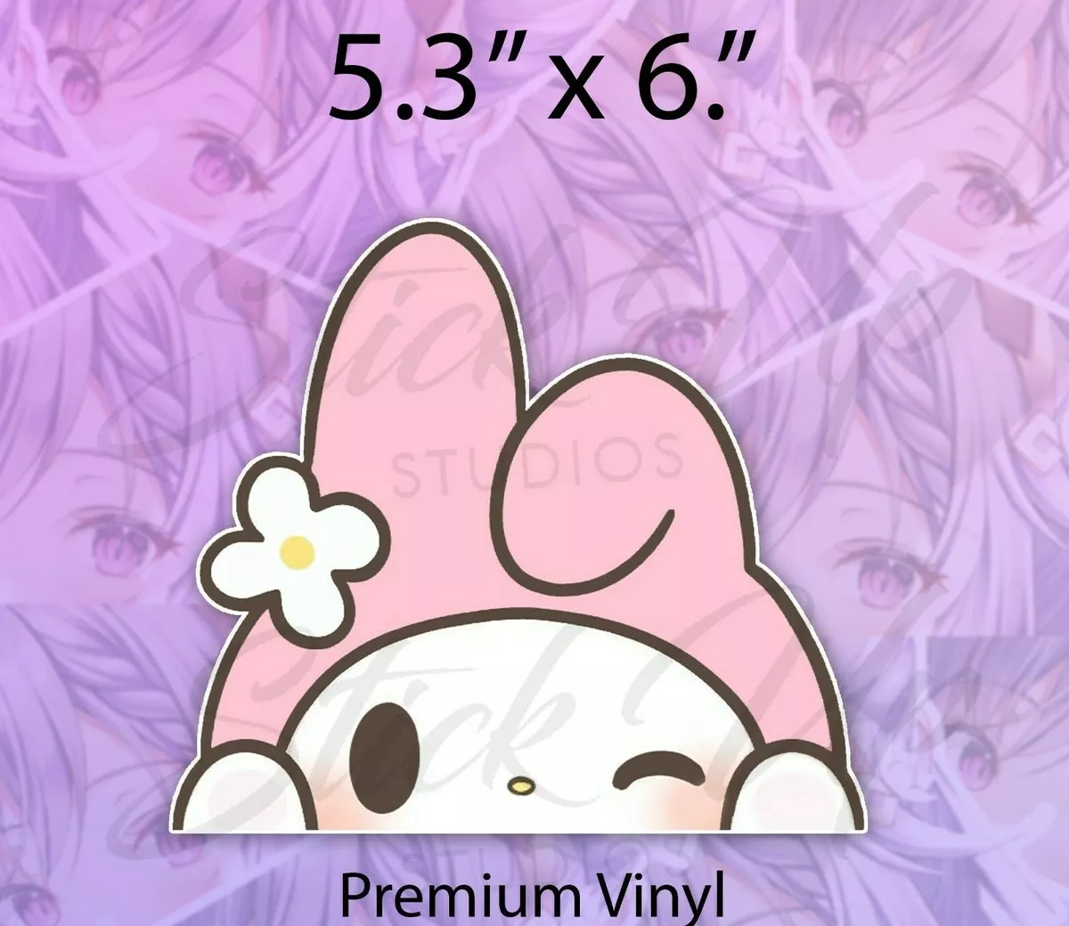 MY MELODY ANIME PEEKER STICKER SANRIO CAR STICKER