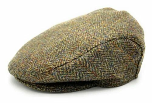 Harris Tweed Wool Men's Flat Caps