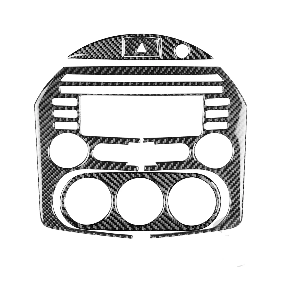 4Pcs Carbon Fiber Central Console Cover Trim For Mazda MX-5 Miata 2009-15 Type A - Image 2 of 4