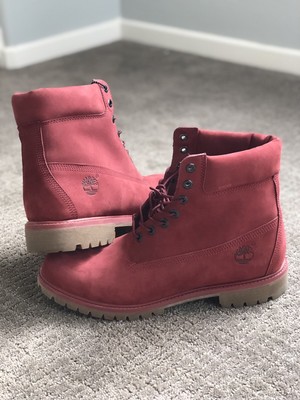 red timberlands size 12
